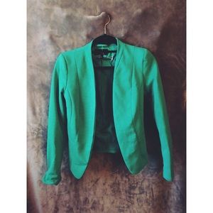 Collarless Blazer